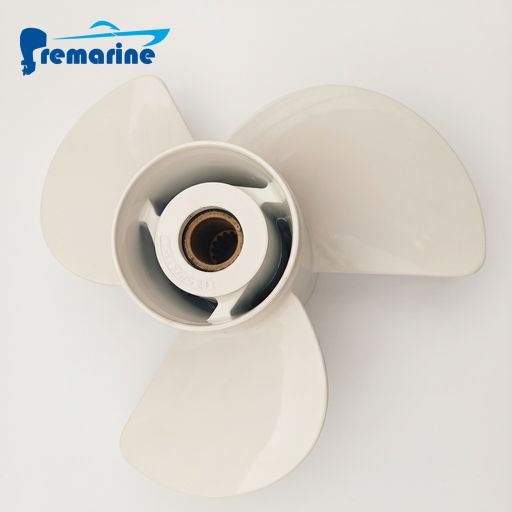 6E5-45949-00-EL Yamaha Outboard PART OEM, Outboard Aluminum Propeller 2/4 Stroke 60/70/75/80/85/90/100/115HP, OBM Supplier PREMARINE
