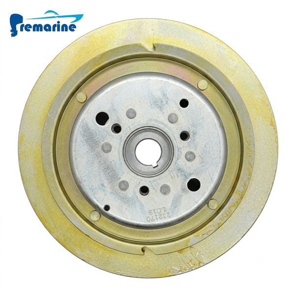 6F5-85550-G0 Yamaha OEM Rotor Assembly (Flywheel) 2-stroke 40HP E40G, E40J, Outboard Part Motors OBM PART Supplier PREMARINE