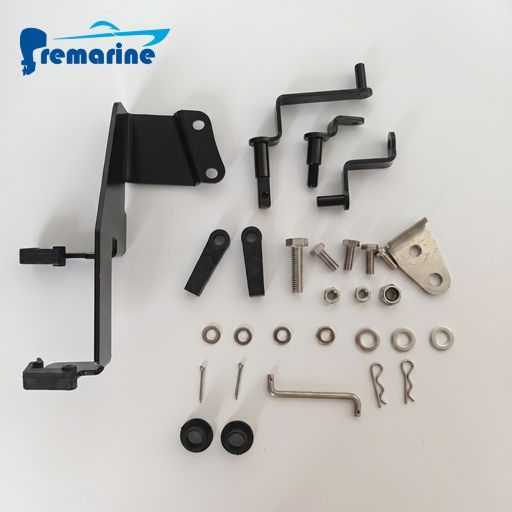 63V-48501-00 Yamaha Outboard PART OEM, Outboard Remote Control Attachment Kit 2/4 Stroke 9.9/15HP, OBM Supplier PREMARINE