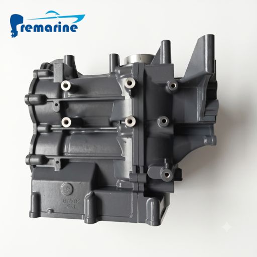 6B4-15100-00 Yamaha Outboard PART OEM, Crankcase Assembly 2 Stroke 9.9/15HP, OBM Supplier PREMARINE