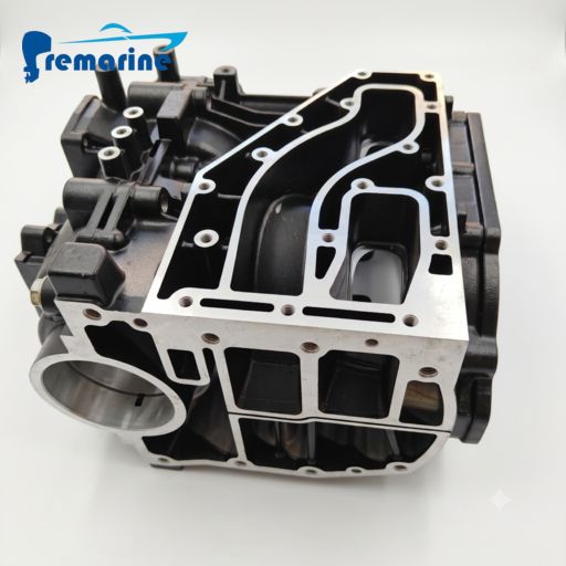 6F5-15100-00 Yamaha Outboard PART OEM, Outboard Powerhead Crankcase Assembly 2 Stroke 40/50HP, OBM Supplier PREMARINE