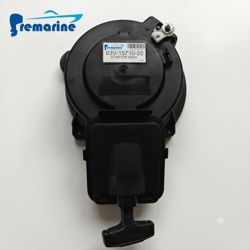 63V-15710-20 Yamaha Outboard PART OEM, Outboard Starter Assembly 2/4 Stroke 9.9/15HP, OBM Supplier PREMARINE