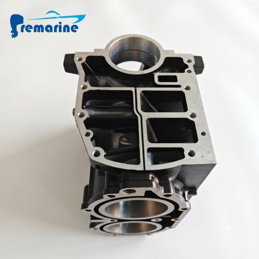6F5-15100-00 Yamaha Outboard PART OEM, Outboard Powerhead Crankcase Assembly 2 Stroke 40/50HP, OBM Supplier PREMARINE