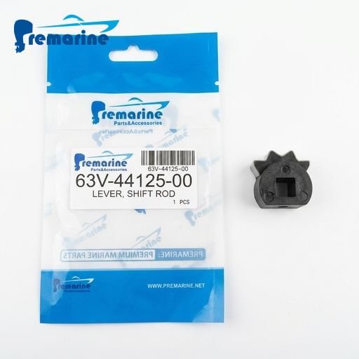 63V-44125-00 Yamaha Outboard PART OEM, Outboard Shift Rod Lever 2 Stroke 9.9/15HP, OBM Supplier PREMARINE